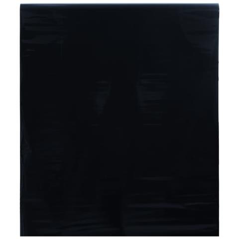 Pellicola Vetri Statica Smerigliata Nera 90x2000 Cm Pvc - Foto 1