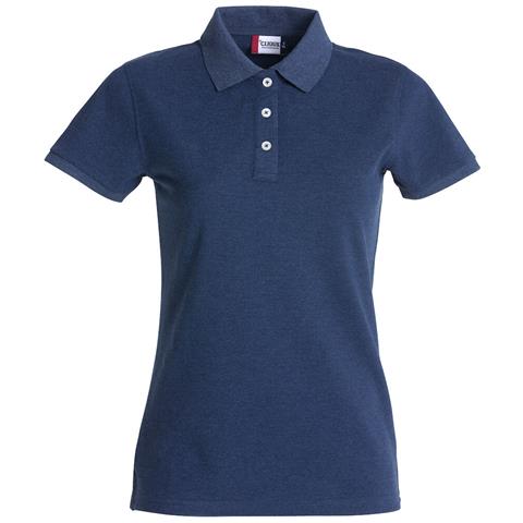 Premium Polo Ladies Blu Melange Xl - Foto 1