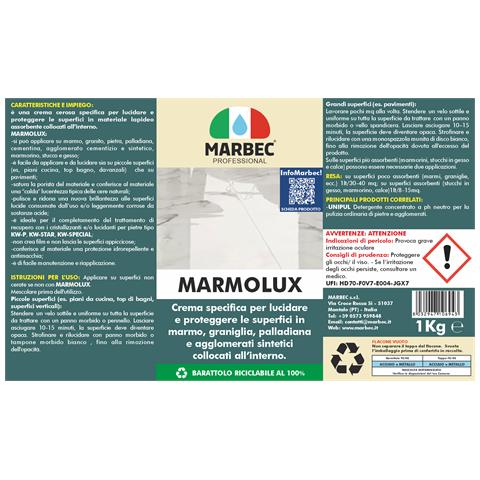 Marmolux 1kg - Crema Lucidante Per Marmo - Foto 2