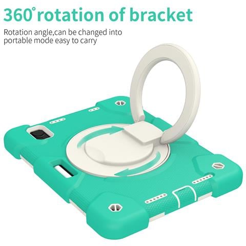 Custodia Resistente Per Ipad Pro 11"" 2020 Con Supporto Rotante Color Menta - Foto 2