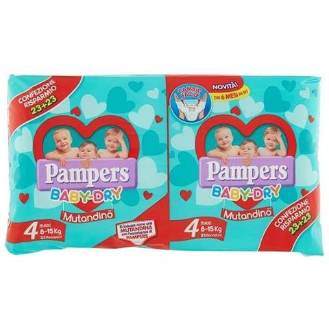 Babydry Mutandino Dop.Maxi Pz. 46 Pampers - Foto 1