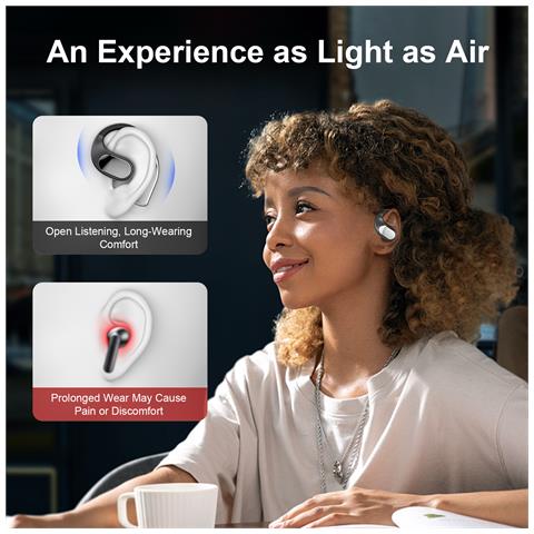 Cuffie Bluetooth SP39 Design a Orecchio Aperto - Foto 7