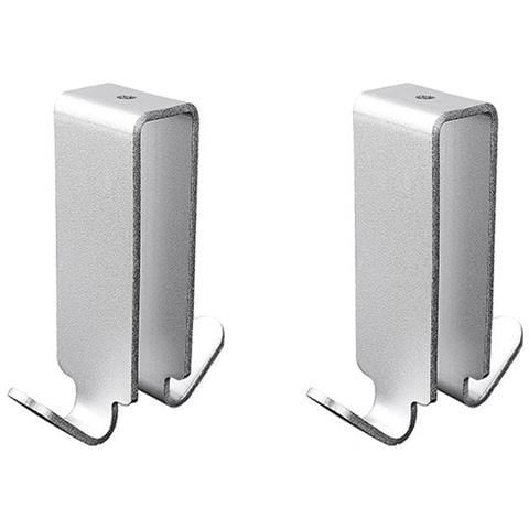 Set Di 2 Ganci Bifacciali Senza Telaio - Ganci Corti Doppi In Alluminio Spaziale Silver - Foto 1