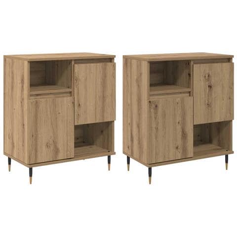 Sideboards 2 pcs rovere artigianale 120 x 35 x 70 cm - Foto 1