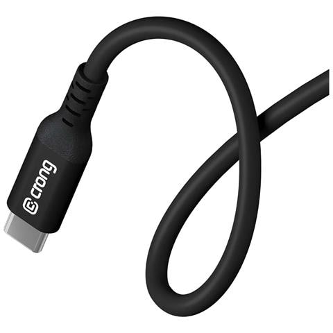 Cavo Usb-c A Usb-c 5a 100w Soft Link 25cm In Silicone, Nero - Foto 5