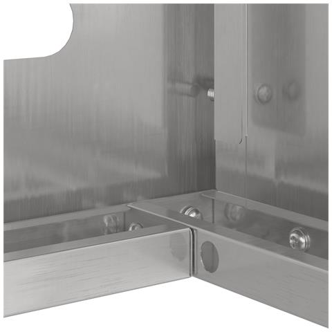 Copertura AC 90x40x60 cm Acciaio inossidabile - Foto 9