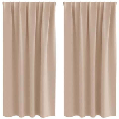 Tende con tende 2 pcs Talpa 175x140cm Poliestere - Foto 1