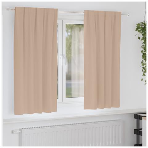 Tende con tende 2 pcs Talpa 175x140cm Poliestere - Foto 2