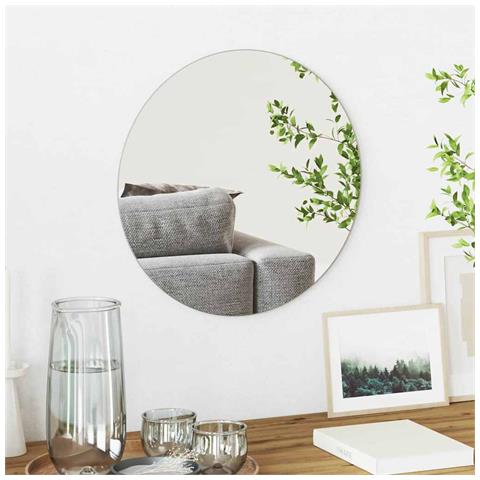 Specchio da parete Ø 40 cm vetro temperato - Foto 2