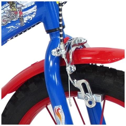 Sch Speed 16'' - Bicicletta Per Bambini (5-7 Anni), Ruote 16'', Telaio Acciao, Con Accessori - Colore Blu - Foto 6