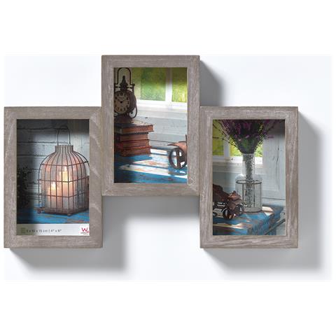 Rustic Cornice Da Galleria., 3 X 10x15 Cm, Grigio - Foto 1