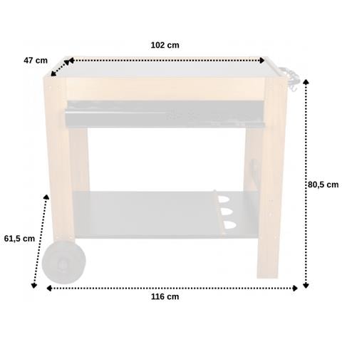Credenza Savannah Per Piastra - Foto 1
