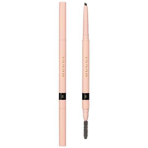 , Stylo A Sourcils, Impermeabile, Doppia Estremità, Matita Crema Per Sopracciglia, 06, Noir, 0.09 G - Foto 1