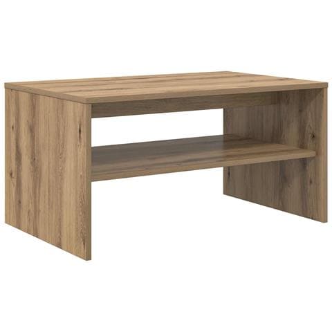 Tavolino da salotto Rovere artigianale 80 x 50 x 40 cm - Foto 1