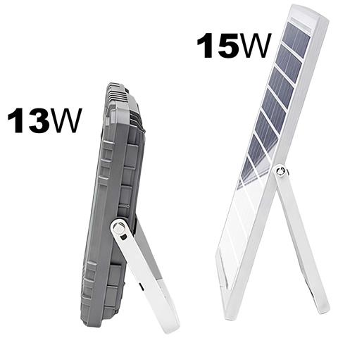Proiettore Solare Led 13w Ip67 Con Batteria 15ah Con Pannello 15w - Foto 5