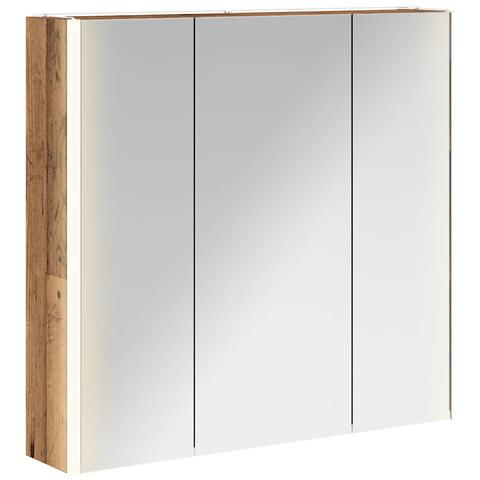 Mobiletto per specchio da bagno con lo scaffale Legno vecchio - Foto 1