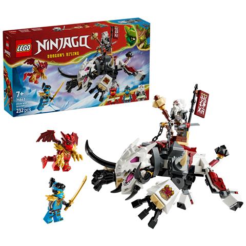 NINJAGO 71863 Zilvar e Grimtak la Bestia Drago, Giocattolo Ninja con Action Figure e 3 Minifigure, Regalo per Bambini 7+ - Foto 18