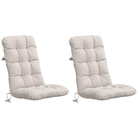 Cuscini per Sedia Alta in 2 Pezzi VIANEN 2 pcs 100% Poliestere - Foto 1