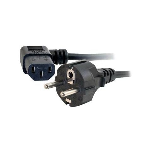Cavo di alimentazione standard C2G 88534 - 2 m Lunghezza - IEC 60320 C13 - CEE 7/7 - 110 V AC, 220 V AC Voltage Rating - Nero - Foto 6