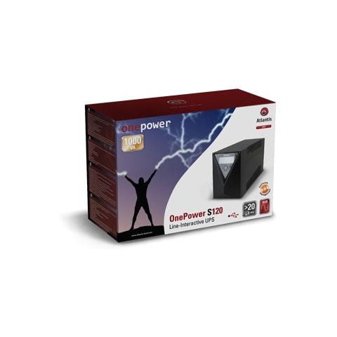 Gruppo di Continuità UPS / 1000 VA / 500 con 4 Prese IEC Colore Nero - Foto 4