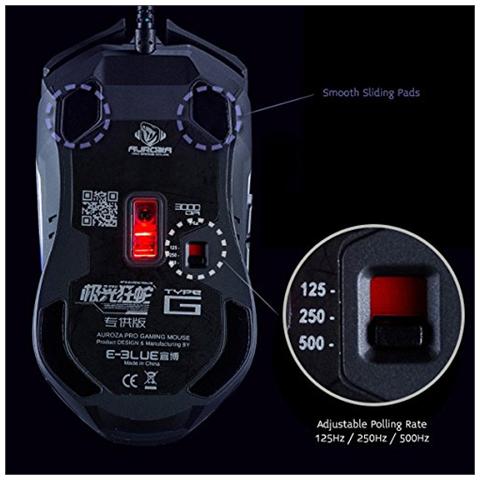 ICMG607W - Mouse Gaming USB 3000dpi 6 Tasti Bianco Auroza-G EMS607WHAA-IU - Foto 5