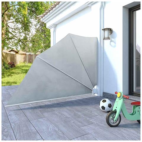 Tenda Laterale per Balcone Pieghevole Grigia 160x240 cm - Foto 8