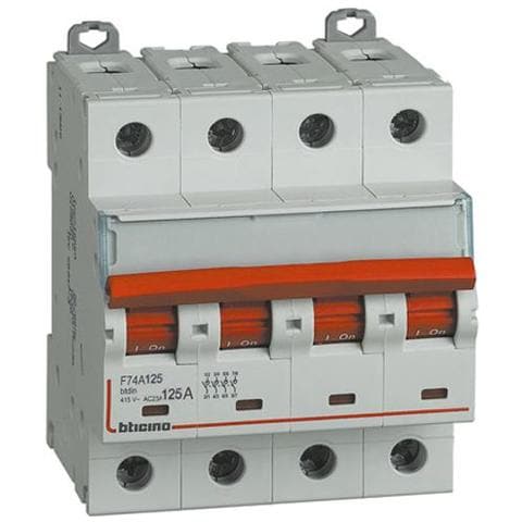 F74a125 - Btdin - Sezionatore Comandabile 4p 125a - Foto 1