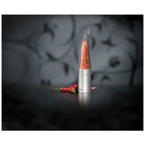 Macinapeperoncino, Acciaio Inox / acrilico, D: 4,5 Cm H: 22 Cm - Foto 3