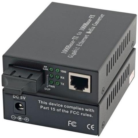 ver Convertitore Rj45 / Sc Gigabit Monomodale Nero - Foto 1
