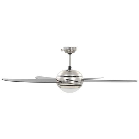 Ventilatore Da Soffitto Decorato Con Luce 128cm Marrone - Foto 2