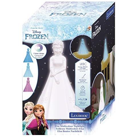 Color Night Elsa La Regina Della Neve Decorazioni Colorata Luminosa Camera Dei Bambini Con La Disney Congelato Timer Nlj110fz - Foto 2