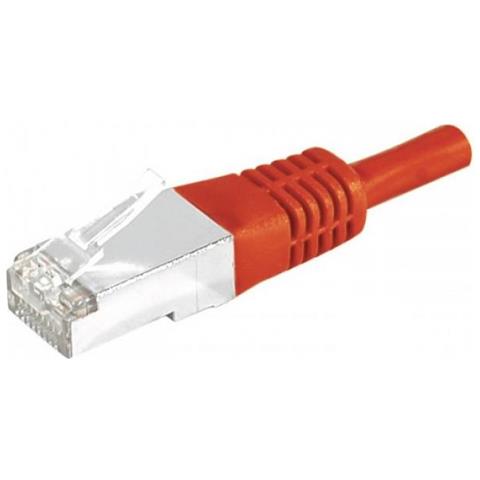 858301 Cavo Di Rete (patch Cord Rj45 Cat. 6a S / ftp Red - 0.50 M Full Copper)  - Foto 1
