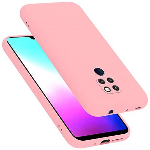 Custodia Compatibile Con Huawei Mate 20 In Liquid Rosa - Coperchio Protettivo In Silicone Tpu Flessibile - Foto 1