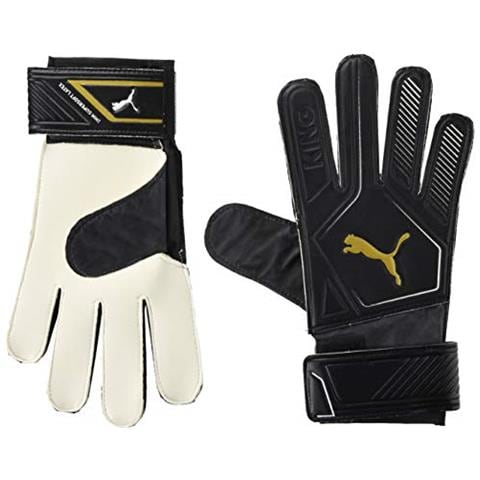 King 4, Guanti Portiere Adulto Unisex, Nero Nero / Oro Bianco, 11 - Foto 1