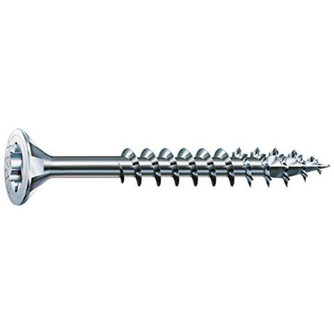 T-star Inclusa 0/1050/1 / 4,5 / 60/01 Vite Universale Con Testa Svasata, 4tagliare, Filettatura Parziale, Lucida Zincata Tramite Galvanizzazione, Zincato, 4,5 X 60 Mm - Foto 1