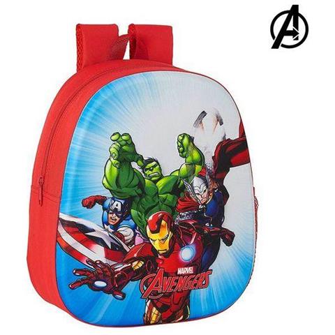 Zaino Per Bambini 3d The Avengers Rosso - Foto 1