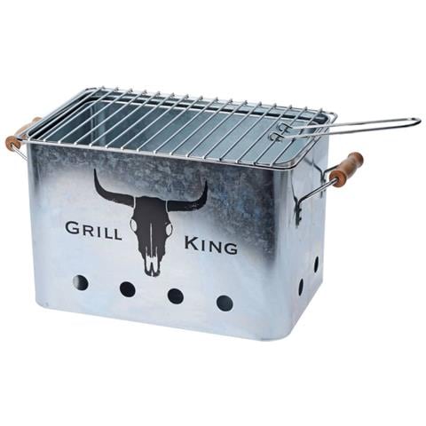 Griglia Barbecue Zinco con Impugnature in Legno - Foto 1
