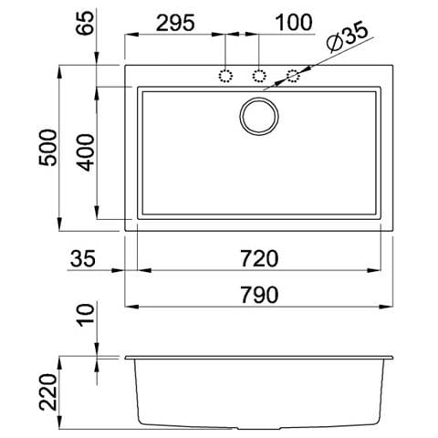 LAV. QUADRA 130 76x44 1V AVENA 51 SOTTO TOP AVENA - Foto 2