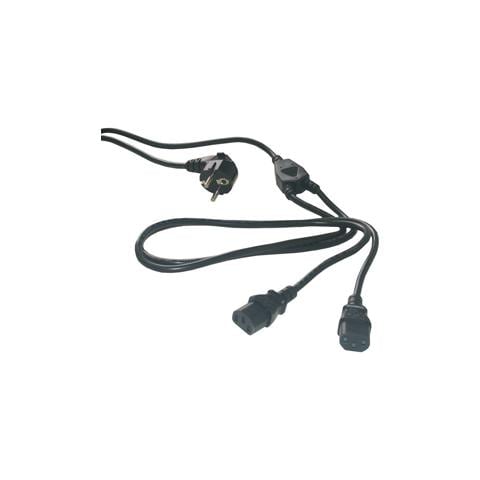 Power Cable Black 2.0m, 2m, Nero - Foto 1