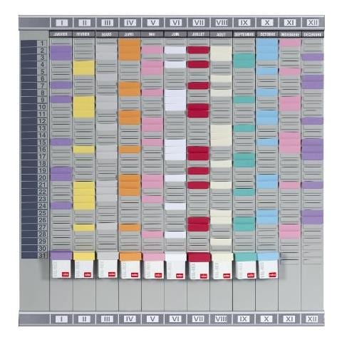 Nobo Planner professionale schede a T - 12 colonne 32 fessure - Foto 8