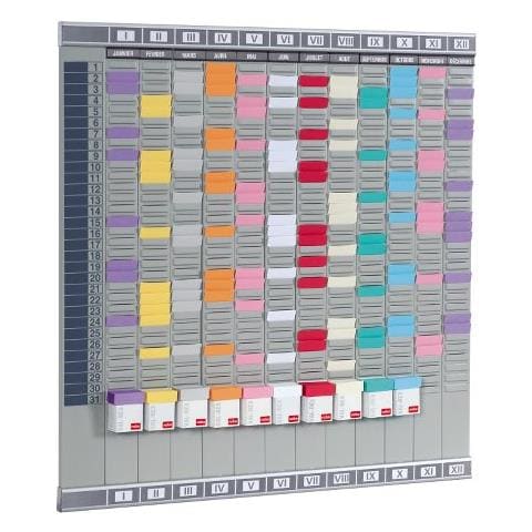 Nobo Planner professionale schede a T - 12 colonne 32 fessure - Foto 2