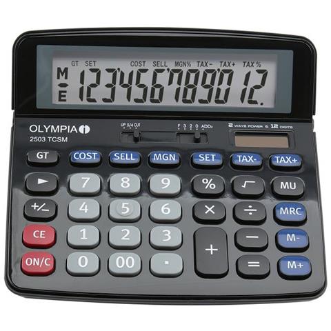 2503 Calcolatrice Desktop Calcolatrice Finanziaria Nero, Blu, Grigio - Foto 1