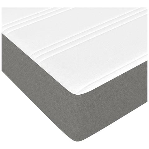 Materasso A Molle Insacchettate Grigio Scuro 140x200x20 Cm - Foto 2