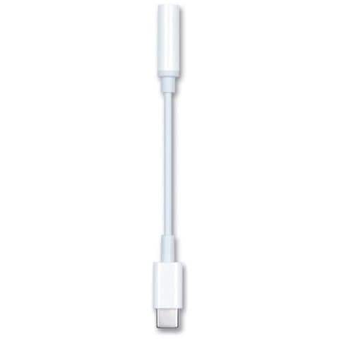 797008 Cavo Audio 0,1 M 3.5mm Usb Tipo-c Bianco - Foto 1