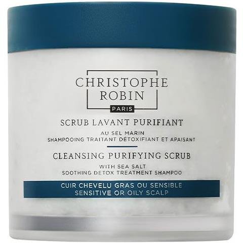 Scrub Detergente Purificante Al Sale Marino 250ml Rituale Purificante Cuoio Capelluto Grasso E Sensibile Christophe Robin - Foto 1