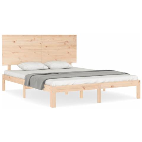 Giroletto con Testiera King Size in Legno Massello - Foto 2