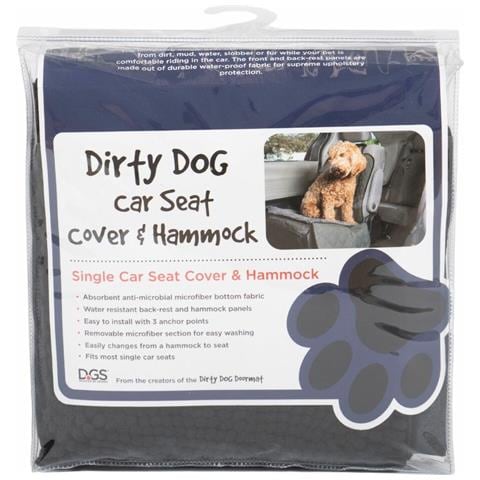 Coprisedile Singolo Per Auto Per Animali Domestici 112 X 89 Cm Nero Plastica - Foto 1