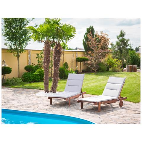 Cuscino Per Lettino Da Giardino, Facile Da Montare, Fodera Per Cuscino Per Lettino Da Giardino, Cuscino Per Sedia A Sdraio - Lunghezza 185 Cm, Larghezza 65 Cm - Colore Cenere - Foto 8