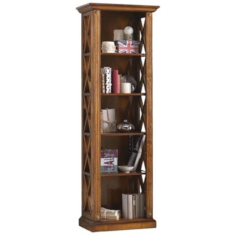 Libreria Classica 5 Ripiani In Legno Bassano 62x40x191 - Foto 1