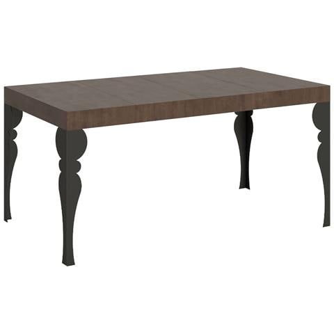 Tavolo Allungabile 90x130/234 Cm Paxon Premium Noce Telaio Antracite - Foto 1